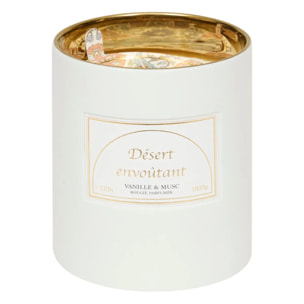 Bougie parfumée Lucia blanc 1800g