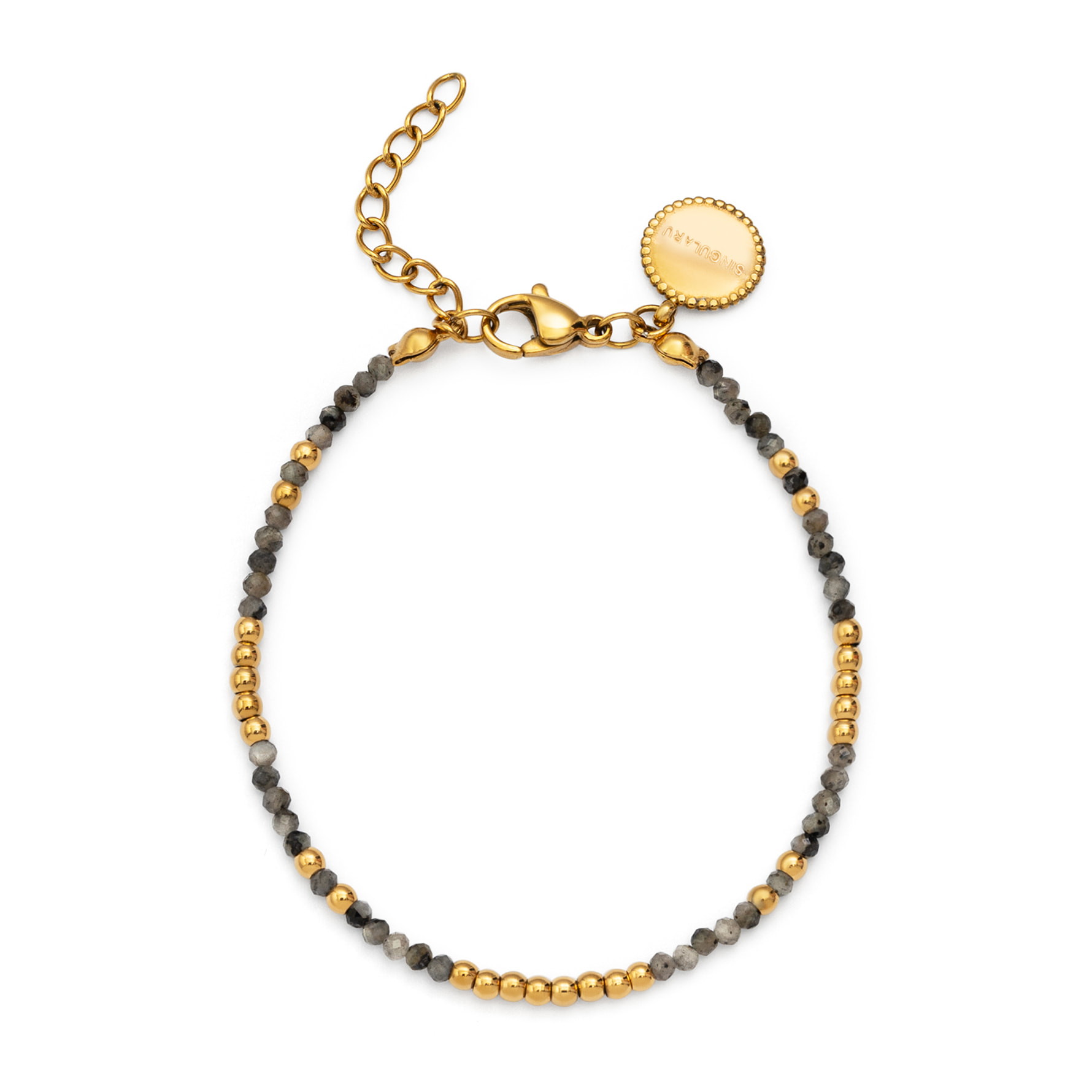 Pulsera Noche Acero Baño Oro