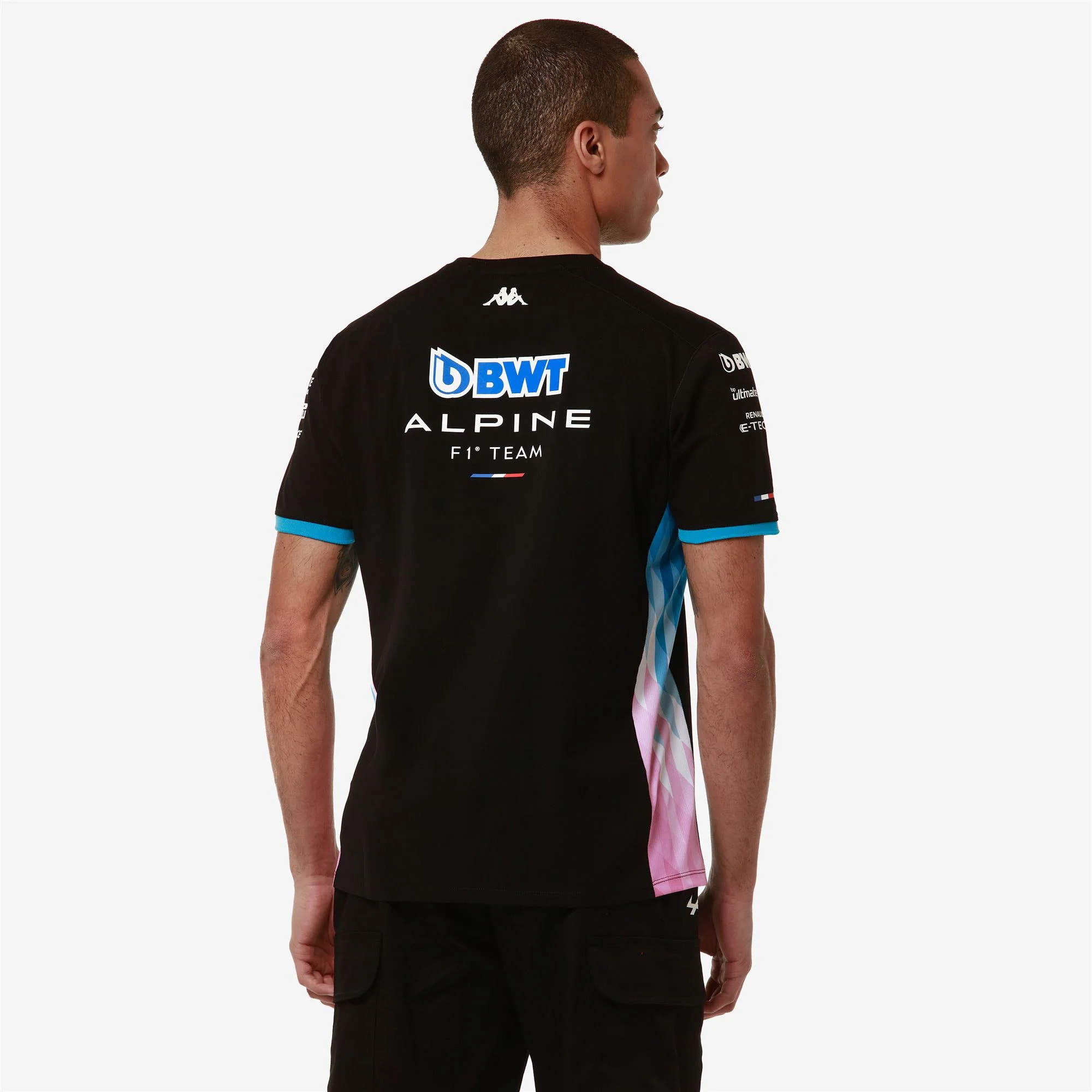 Kappa - T-Shirts & Top Uomo Nero - Adiry Alpine F1