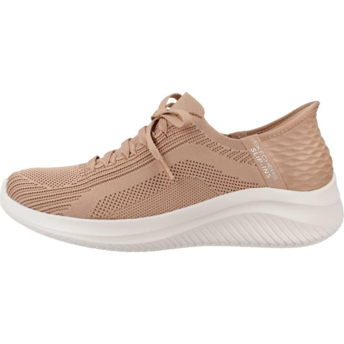 Sneakers De  Mujer Slip-ins: Ultra Flex 3.0 Tonal Stretc Bronce