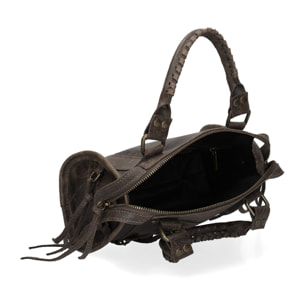 Borsa a spalla da donna - Modello Erisia - Vera pelle - 25.0 x 15.0 x 10.0 cm