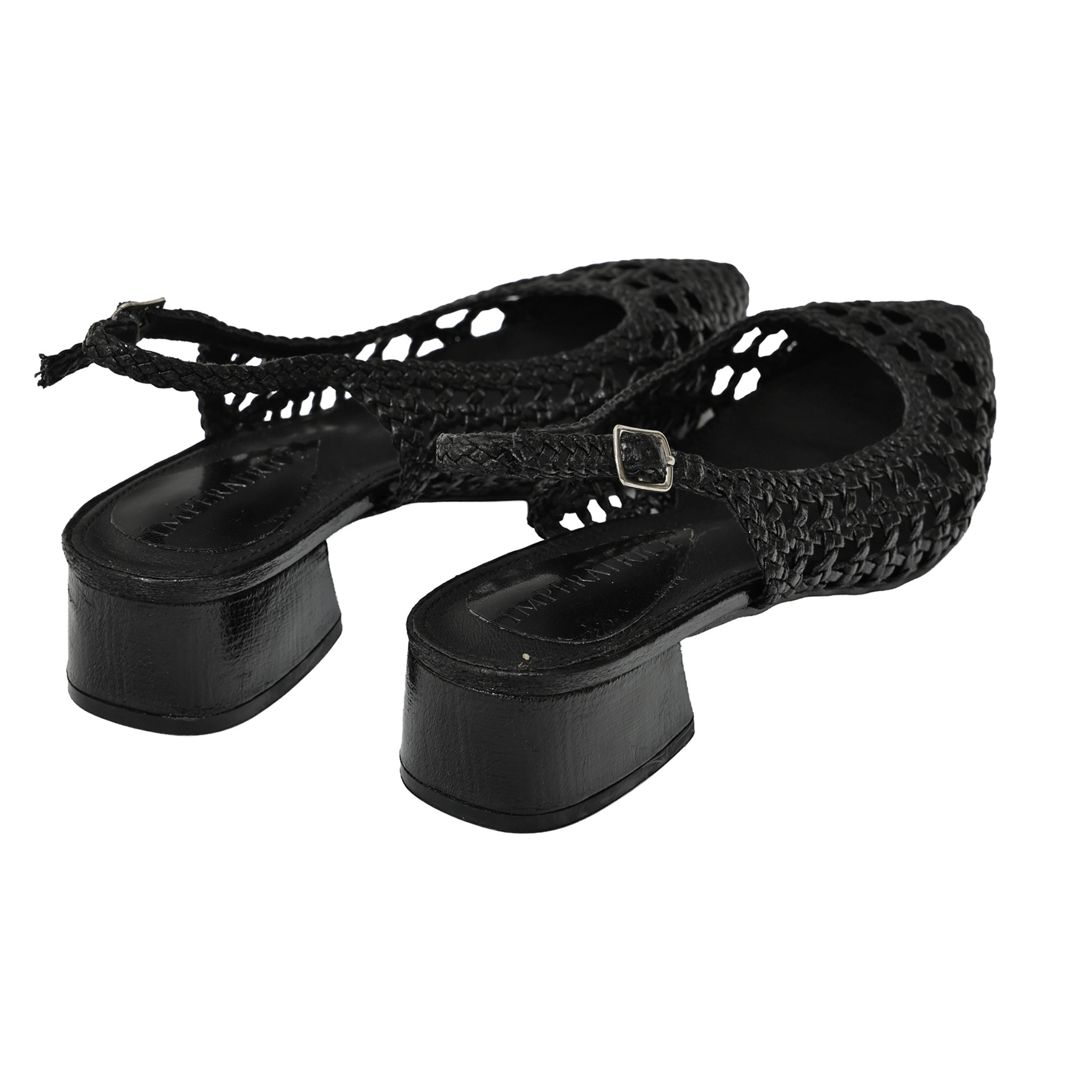 Sandali intreccio - tacco 4,5 cm