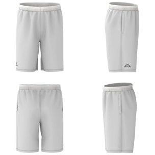 Pantaloni Corti Kappa Uomo Logo Cabog Bianco
