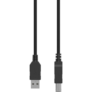 Câble imprimante LISTO USB-A vers USB-B 1M NOIR