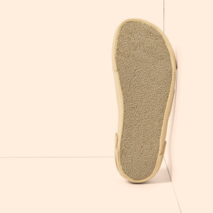 Zapatos N5953 WASHED COTTON BEIG/TEKO color Beig