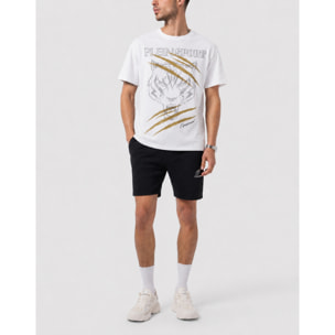 PLEIN SPORT Camiseta de cuello redondo y manga corta TIGER