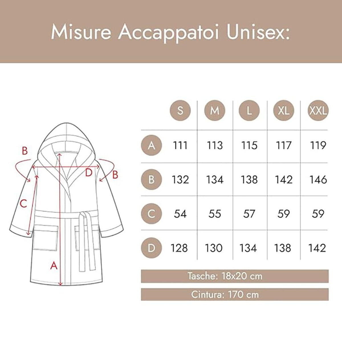 INTRECCI HOME Accappatoio Uomo e Donna, in Morbido Cotone 300 g, , Morbidezza Extra, Avvolgente, con Cappuccio e Tasche, Elegante e Confortevole,