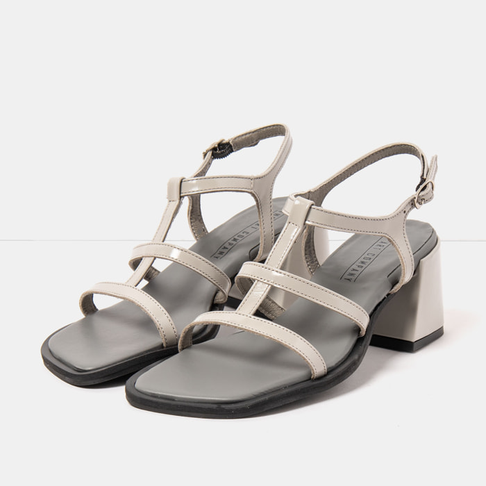 Sandalias con tacón 2011 NAPPA SHINNY CINDER / VERONA color Cinder