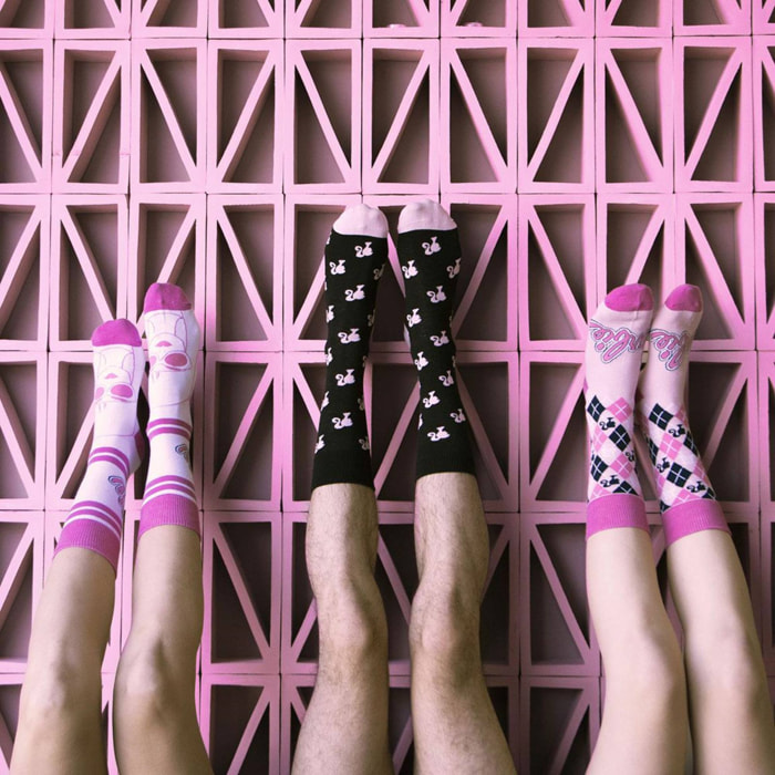 Pack de 3 calcetines barbie