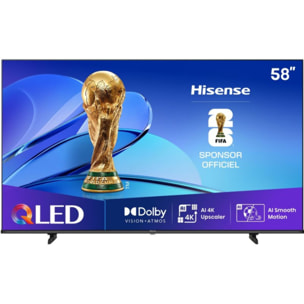 TV QLED HISENSE 58E7Q 2025 (146cm)
