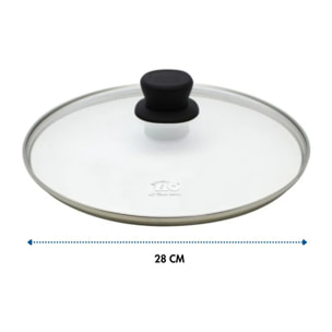 Couvercle de cuisson en verre 28 cm Elo