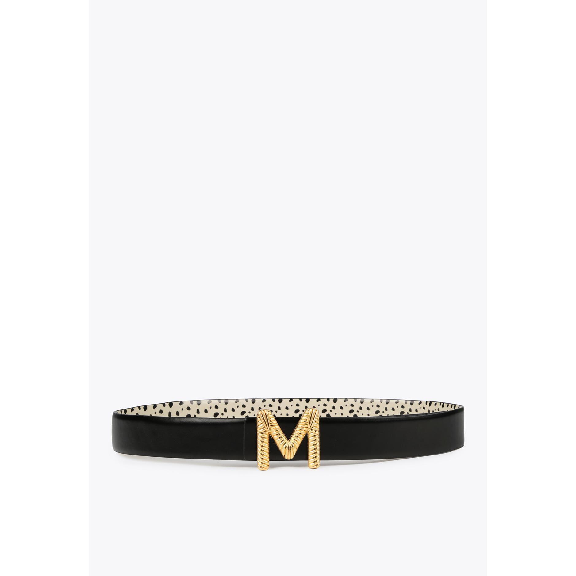 Cintura double face stampa dalmata