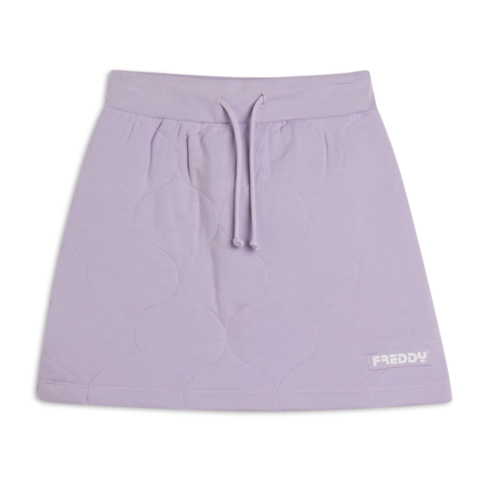 Gonna Bambina a trapezio in cotone texturizzato