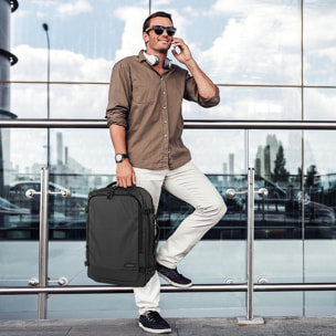 Mochila Viaje Cabina Jaslen Liverpool Negro