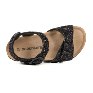 Sandalia BABUNKERS NEGRO