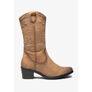 Botas Vaqueras Camel Nobuck