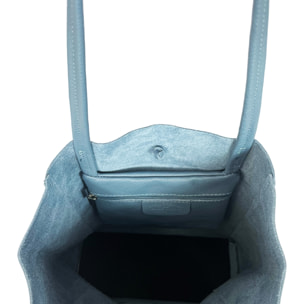 Borsa Shopper Cheval Firenze Adele Azzurro