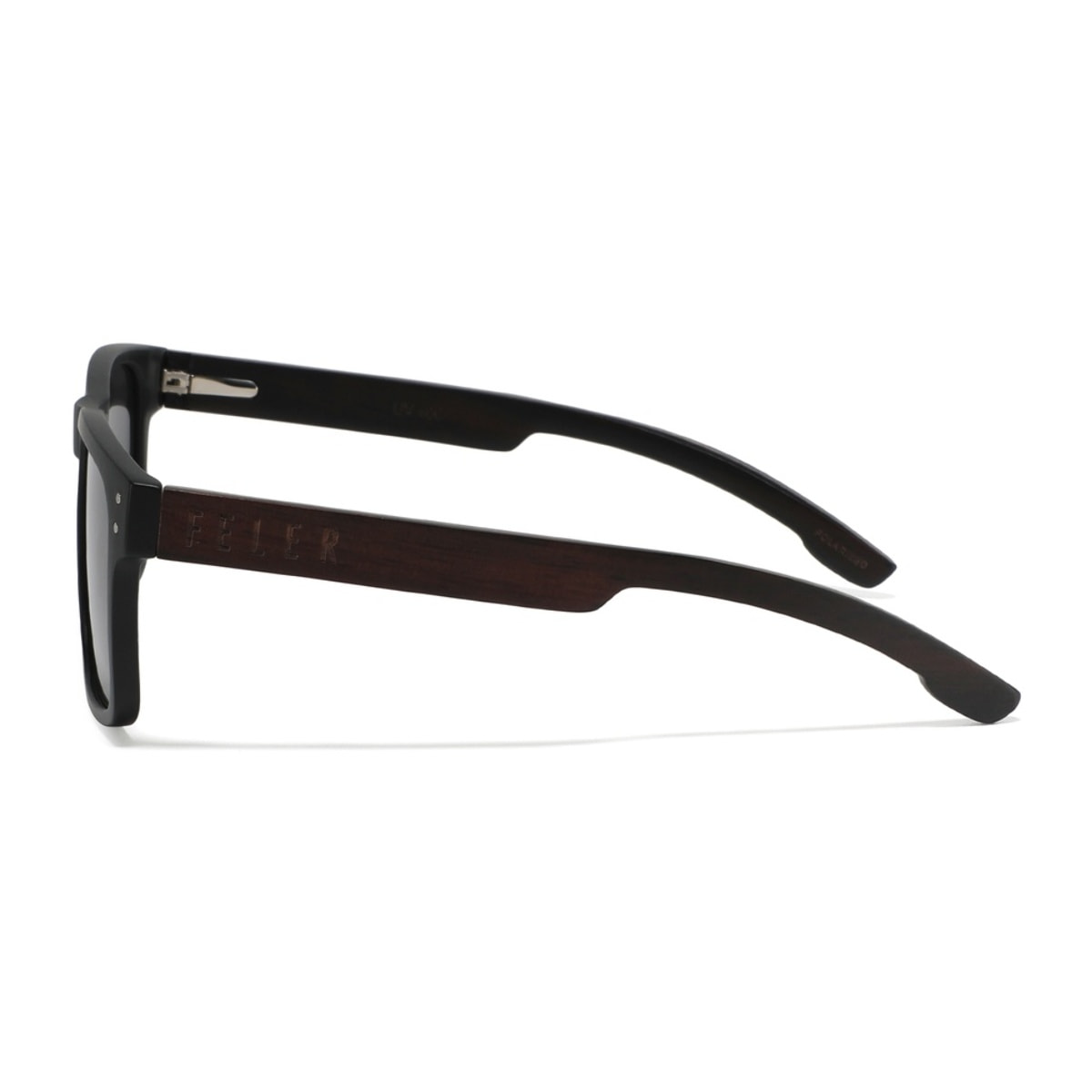 Gafas de Sol Feler 1602P-1 Polarizadas de Madera Unisex 54mm