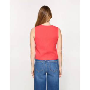 Top Chaleco Coral - Chai II