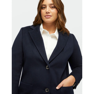 Fiorella Rubino - Cappotto in panno - Blu