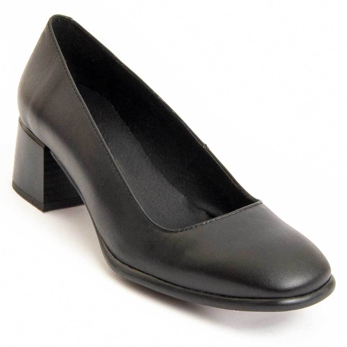 Zapato De Tacón - Negro - Altura: 5 Cm