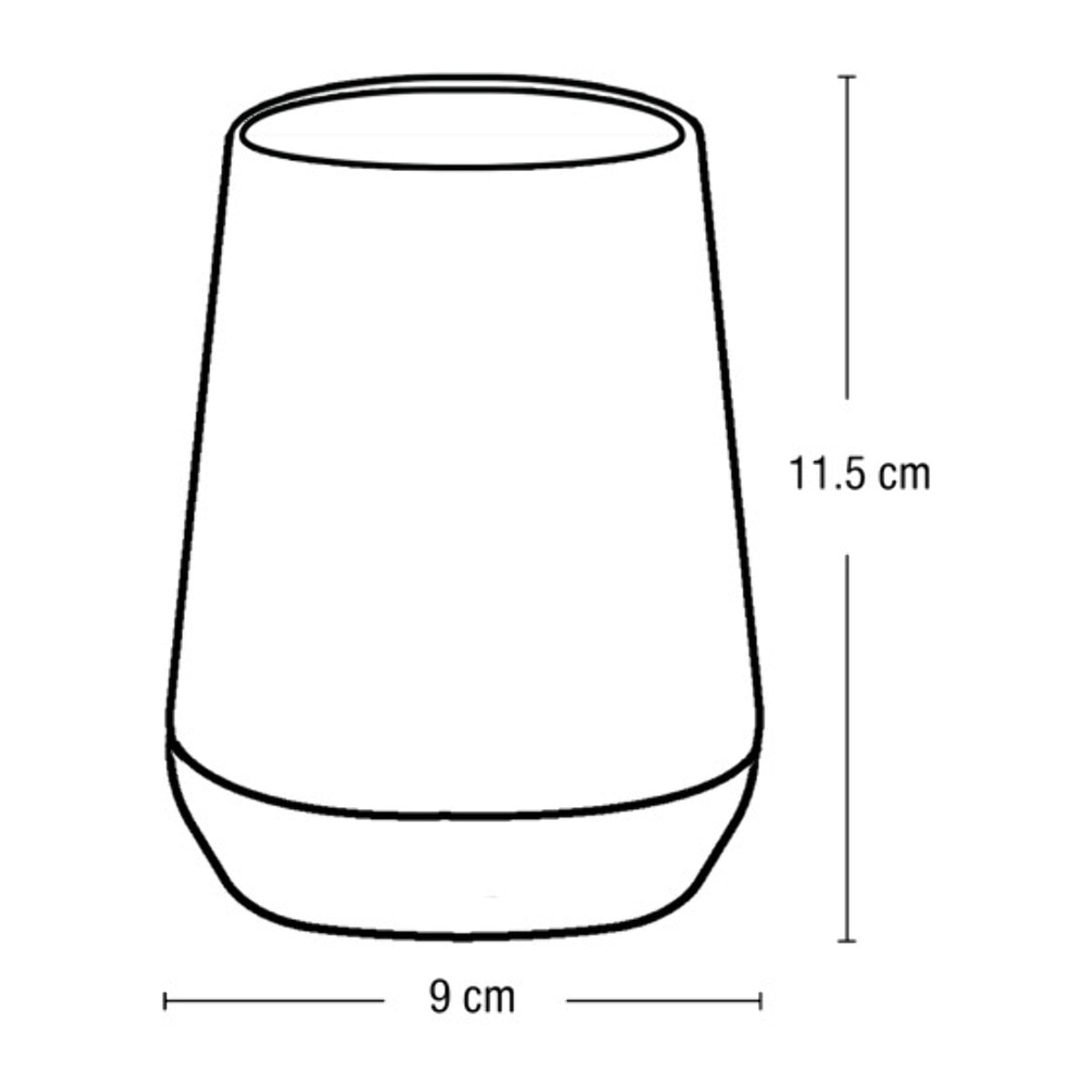 GOBELET EN CERAMIQUE JOSHUA NOIR