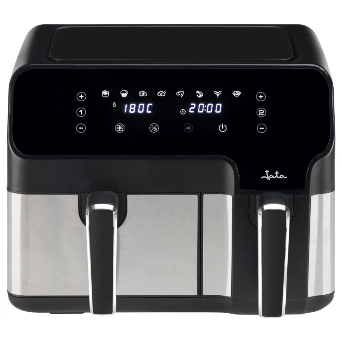 Freidora de aire JATA JEFR1228 de 9 litros. 2 cestillos. Digital. 8 programas de cocinado. Hasta 200º