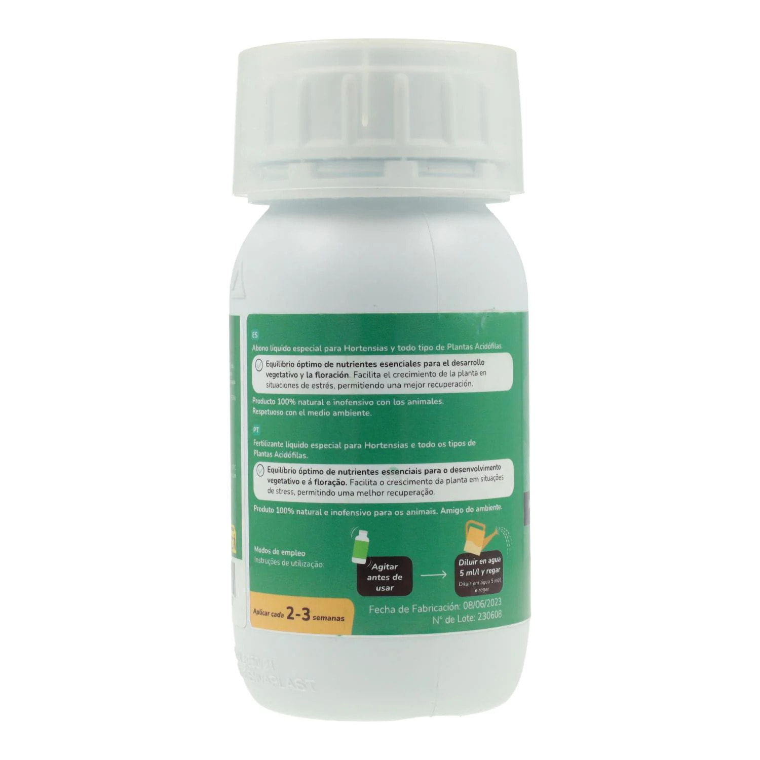 Abono Líquido Hortensias y Plantas Ácidas Planeta Huerto 250 ml