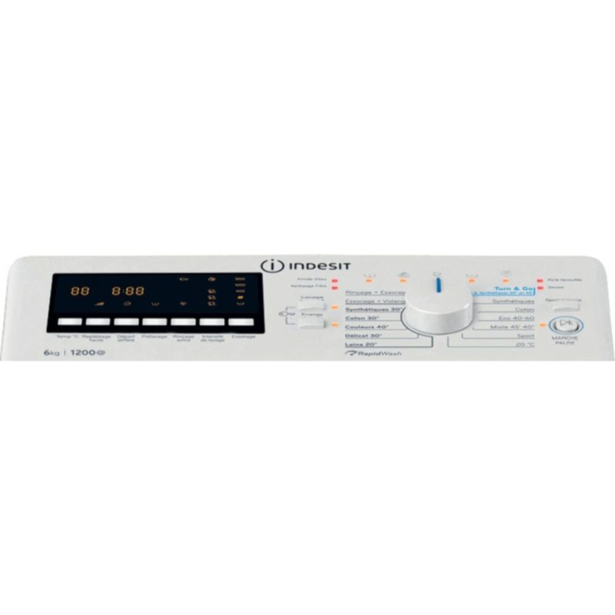 Lave linge top INDESIT BTWHS6261FR