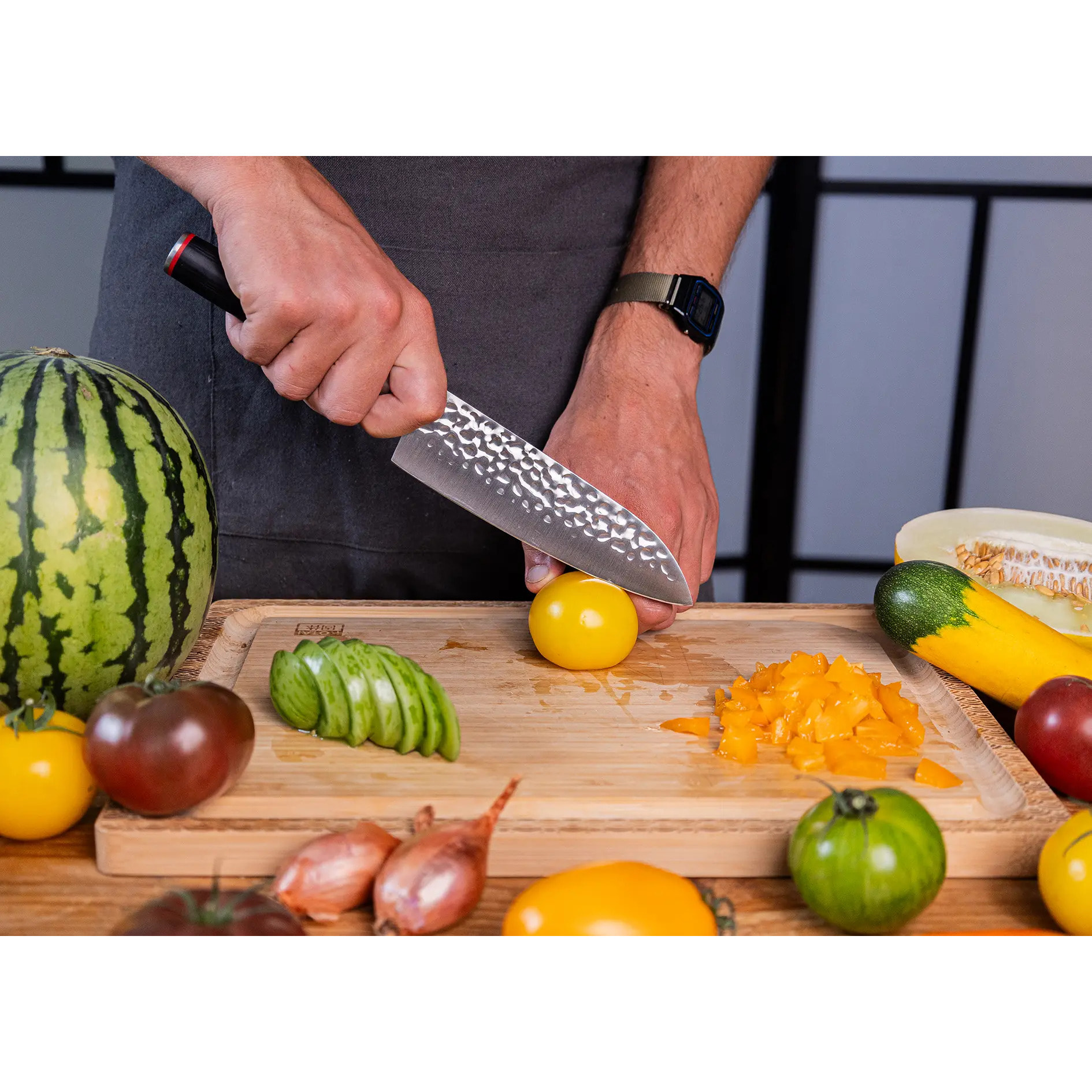 Set asiatici di coltelli (5 pezzi) - Collezione Pakka