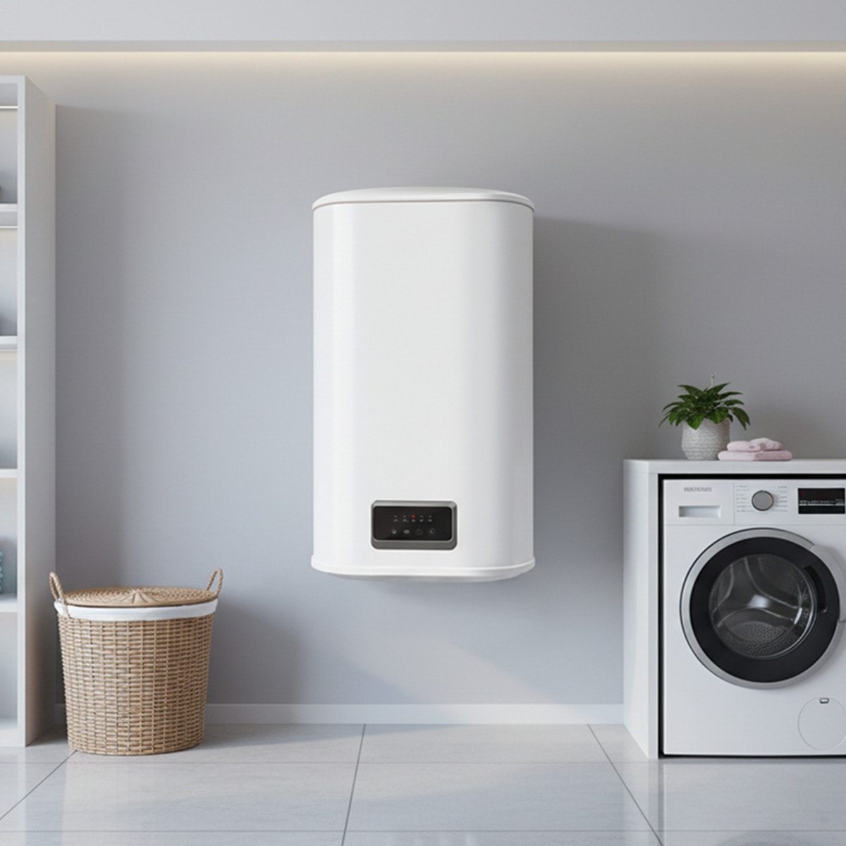Chauffe-eau compact multi-positions - 93L 2000w