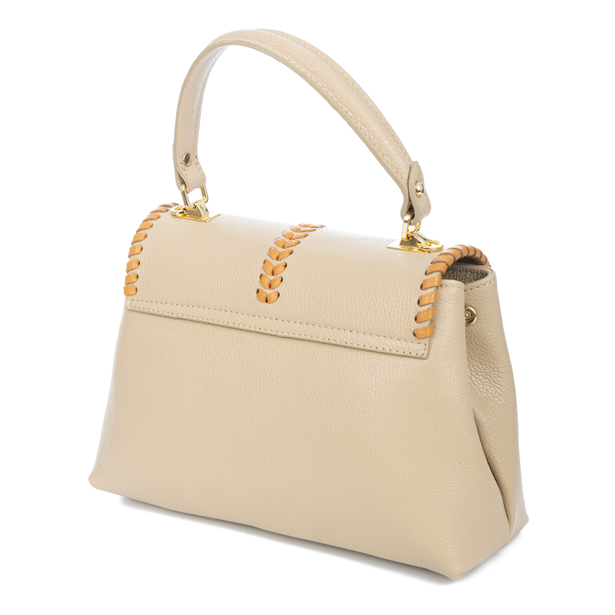 Ballabio borsa tote donna. Pelle autentica Dollaro.