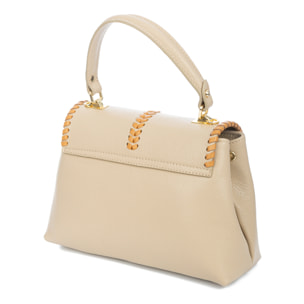 Ballabio borsa tote donna. Pelle autentica Dollaro.