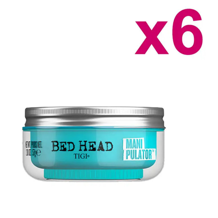 TIGI Kit Bed Head Manipulator Texturizing Putty 57ml 6 Pezzi