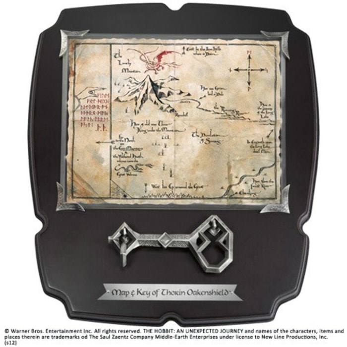 Il Signore Degli Anelli Thorin Chiave e Mappa Deluxe Noble Collection