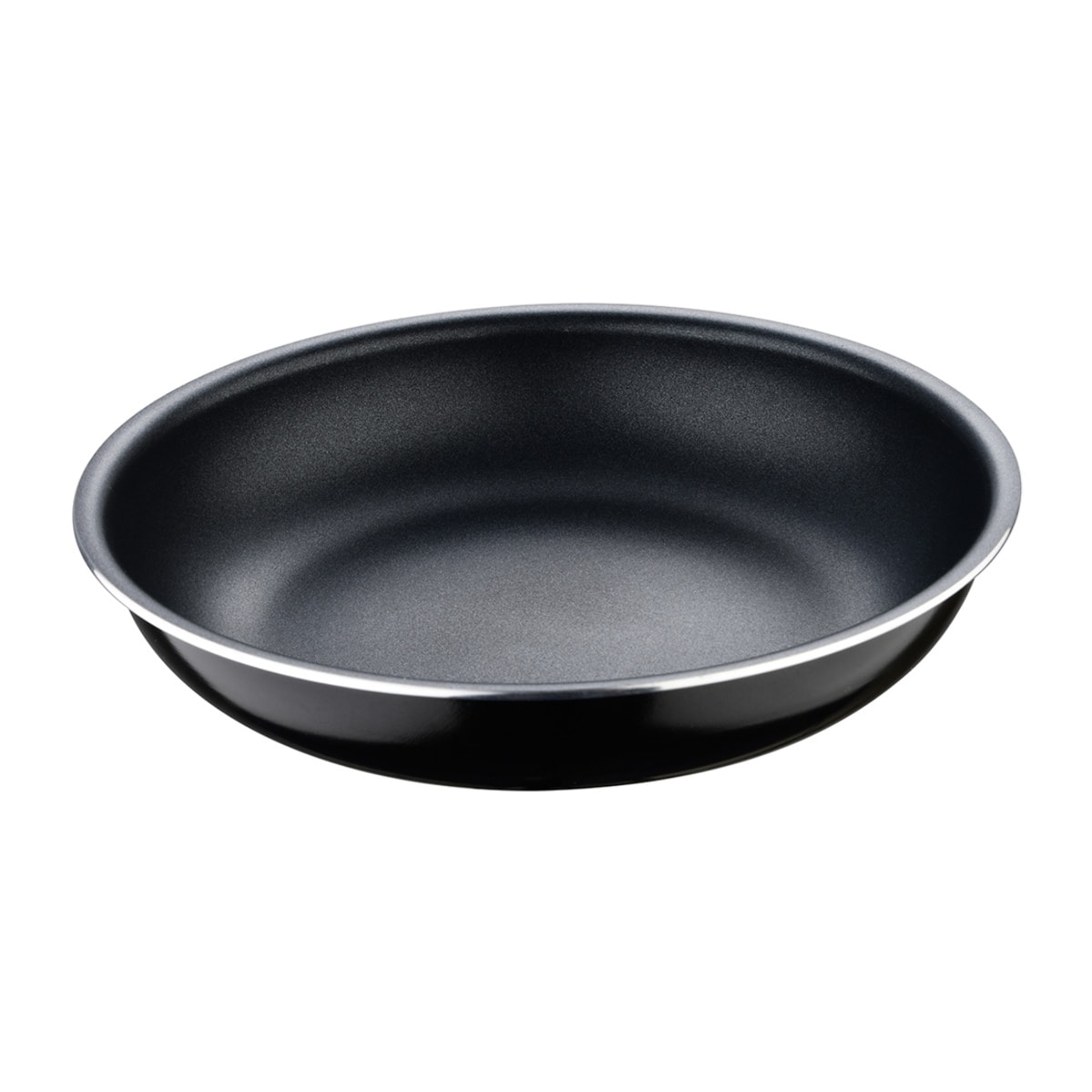Set de 2 sartenes de ø24ø28cm en aluminio prensado black click&cook san ignacio