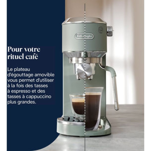 Machine à expresso DELONGHI EC890.GR Dedica Duo Verte