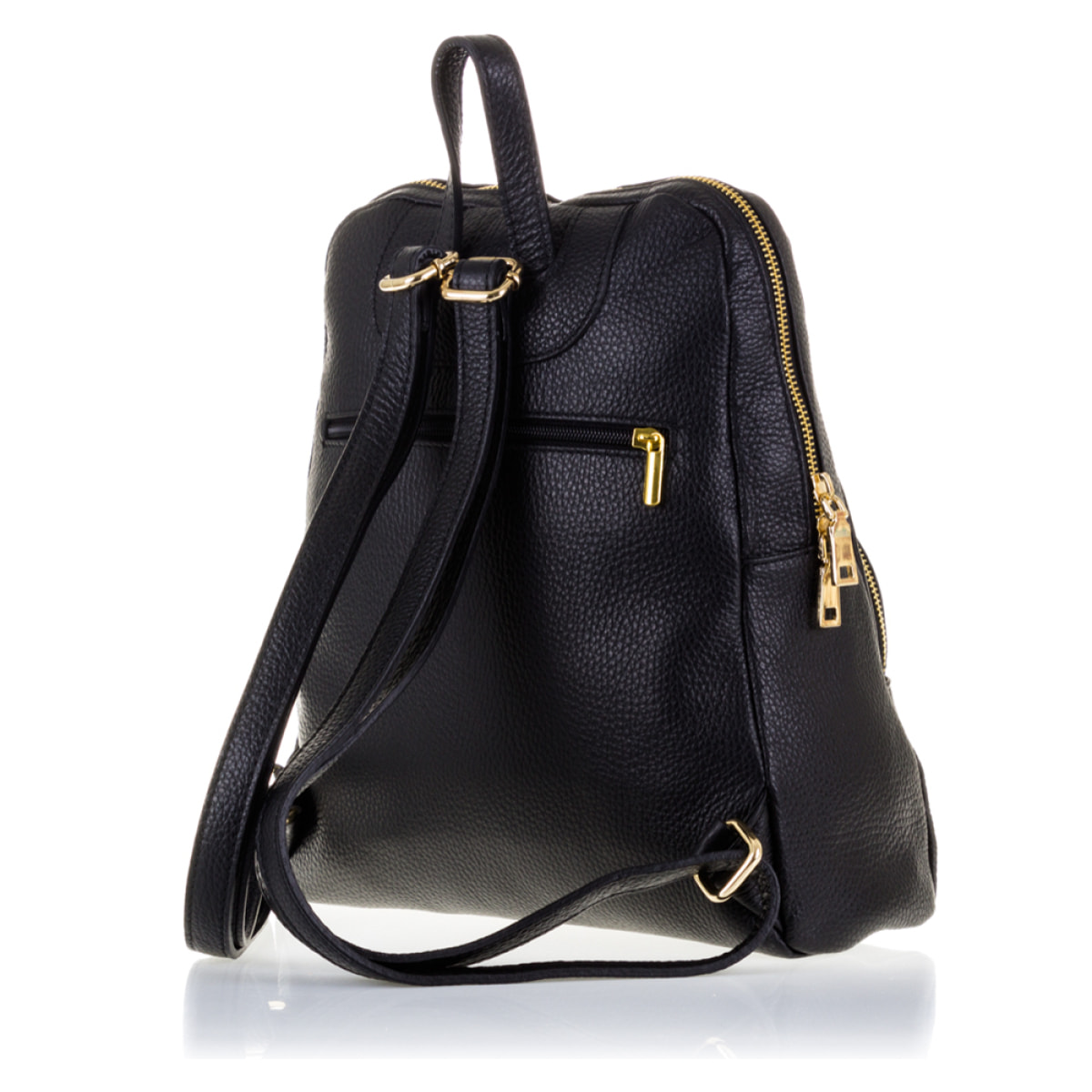 Monastier Bolso mochila Mujer.Piel auténtica Dollaro