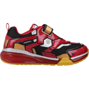 Zapatillas Niño de la marca GEOX  modelo J BAYONYC BOY C ROJO