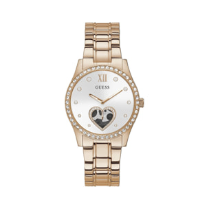 Reloj Guess GW0380L3 Mujer Analogico Cuarzo con Correa de Acero inoxidable
