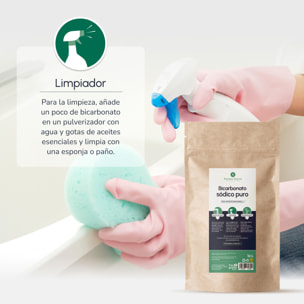 PLANETA HUERTO | Pack 6x Bicarbonato Sódico Eco 2.5 Kg - Limpieza Ecológica Multiusos para un Hogar Saludable y Respetuoso con el Medio Ambiente