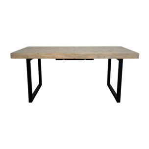 Table extensible 180/240 bois recyclé AUCKLAND