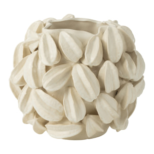 J-Line vase Botanica Cacao Large - céramique - beige