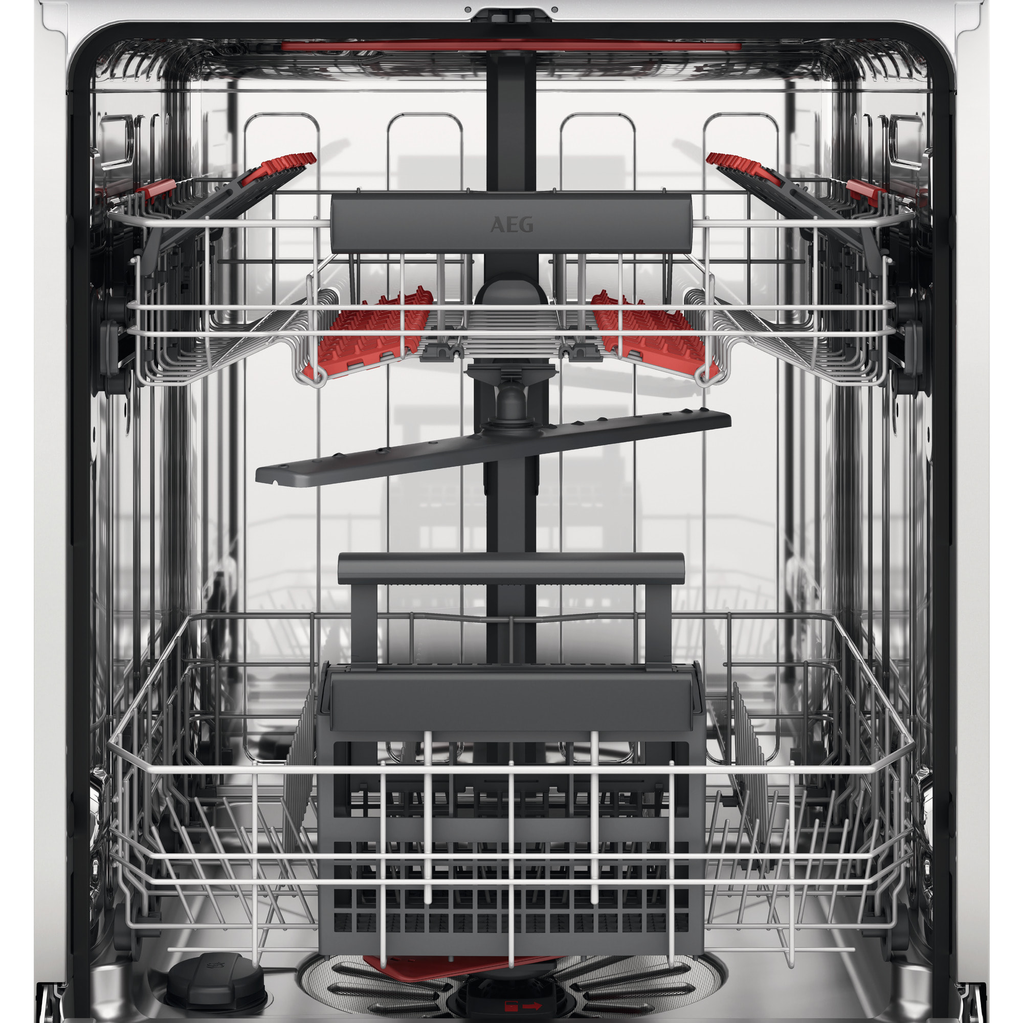 AEG Lavavajillas integrable de 60 cm Serie 7000 GlassCare para 13 cubiertos FEE63606PM