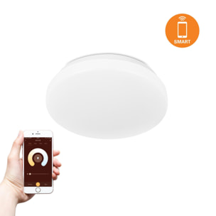 LEDS C4 Aplique de Pared para Dormitorio Orientable para Bombilla E27. Aluminio Ideal para Cabeceros de Cama