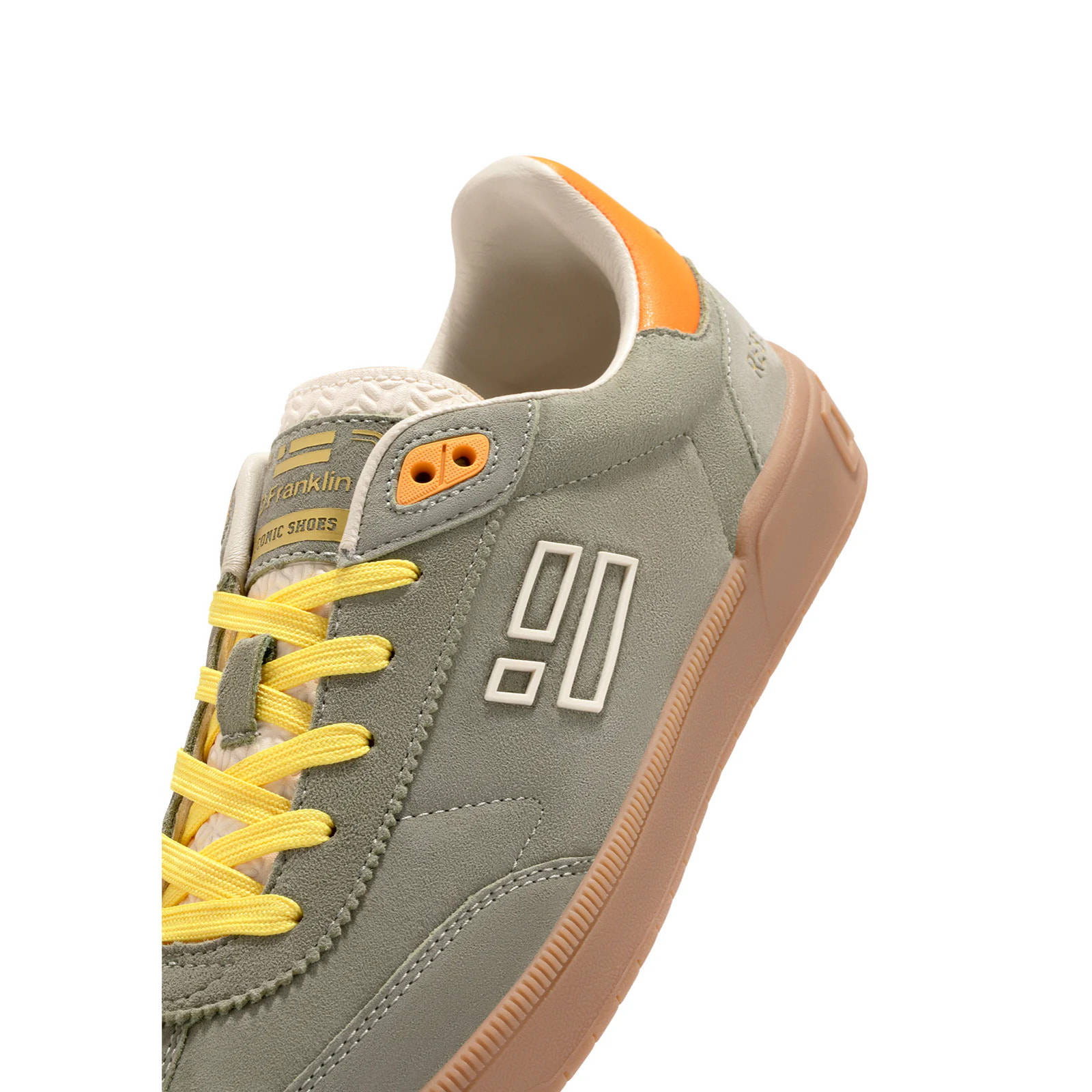 Zapatillas Bajas Piel de  Serraje Rebel Basic Flag Caqui D.Franklin