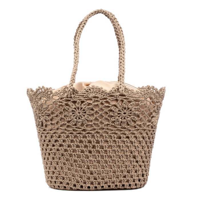 Zerba bolso de hombro mujer. Fabricado en algodón.