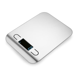 Báscula de cocina foodies de 0-5kg en acero inoxidable masterpro