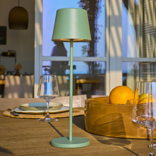 Lampe de table sans fil KELLY Vert H38cm