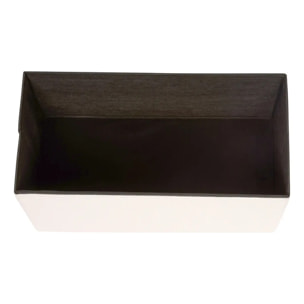 Pouf Pliable Coffre Jaiko en Bouclette Blanc 76x38cm